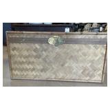 Woven Trunk with Bamboo Trim