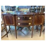 Formal Buffet with Brass Accents