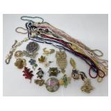 Beaded Necklaces, Nature Style Brooches, Pendants