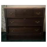 Wood Dresser with Marble Top