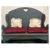 Painted Wood Bench