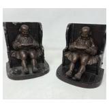 Vintage Colonial Metal Bookends