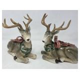 Porcelain Christmas Deer