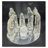 Glass and Mirror Nativity Scene