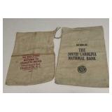 Cotton Canvas Deposit Bags