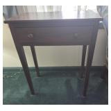 Wood End Table with Drawer