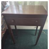 Wood End Tables with Drawer