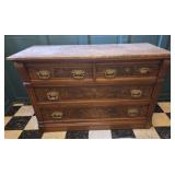 Vintage Marble Top Chest