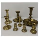 Brass Candlestick Holders A