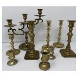 Brass Candlestick Holders B