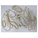 Pearl and Gold Colored Jewelry