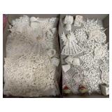Handmade Lace Christmas Ornaments
