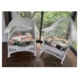 Wicker Rocker and Chair