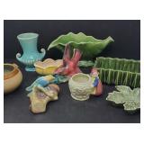 McCoy, Hull, and Assorted Ceramic Planter