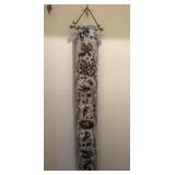 Floral Bird Tapestry Bell Pull Wall Hanging