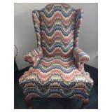 Wing Back Upholstered Chair