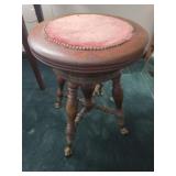 Antique Piano Stool