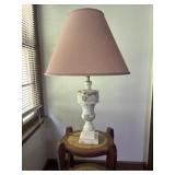 Marble Lamp With Fabric Shade B