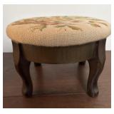 Needlepoint Footstool