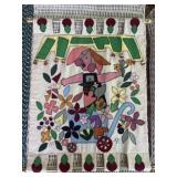 Hand-Stitched Appliquï¿½ Tapestry