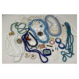 Red White and Blue Costume Jewelry