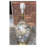 Ceramic Filled Glass Lamp