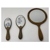 Vintage Vanity Accessories and Hand Mirror