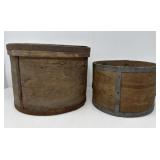 Primitive Wooden Containers