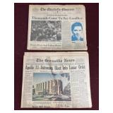 Vintage Historical Events Newspapers