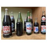 Collection of Vintage Soda Bottles