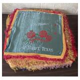 Vintage WWII Souvenir Pillow Shams A