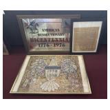 Framed Patriotic Artwork