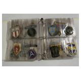 Notebook of Military Patches
