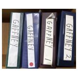 Notebooks of Gaffney Vintage Documents
