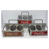 Aluminum 6 Bottle Coca Cola Carriers