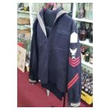 Pair of WWII Era Navy Coat and Pants