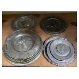 Pewter and Metal Collectors Plates