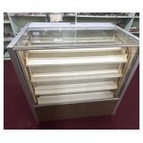 Rotating Glass Display Case