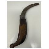 Antique Knife with Wooden Handle