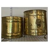 Brass Tone Planters