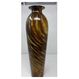 Art Glass Swirl Vase