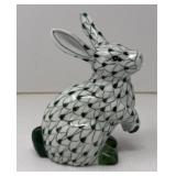 Green Fishnet Porcelain Rabbit