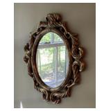 Gold Tone Mirror