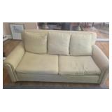 Upholstered Linen Sofa