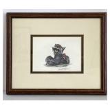 Garrison,Webb 'Raccoon in a Boot' Print