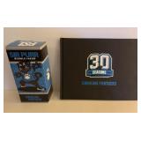Panthers 30 Season Book and Sir Purr Bobble Head