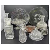 Crystal and Cut Glass Serving Pieces