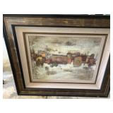 Large Framed Artwork
