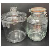 Cracker Barrel Style Lidded Jar with Other
