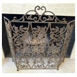 French Provincial Three Panel Cast Iron